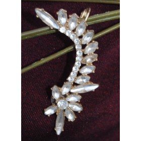 Rhinestone Ear Cuff Earrings