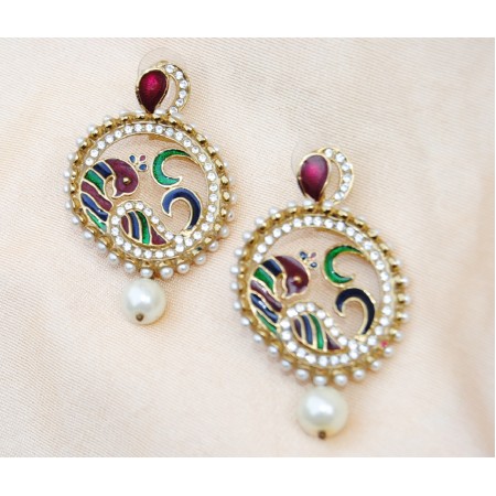 Peacock Earrings