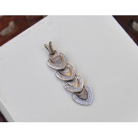 Four Layered Sterling Silver Pendant 