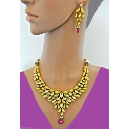 Gold Kundan Set