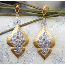 Uncut Diamond Danglers 