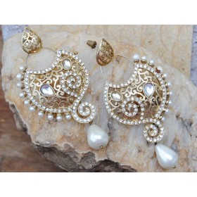Gold Bollywood Earrings