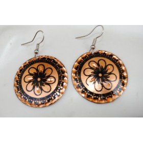 Black Gold Turkish Earrings