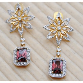 Diamond Gold Flowers