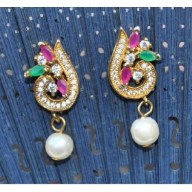 Colorful Diamond Earrings