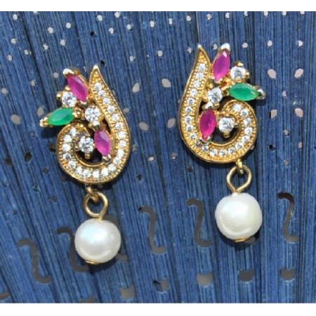 Colorful Diamond Earrings
