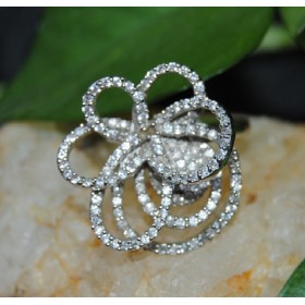 Floral  Diamond Ring