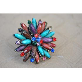  Vibrant Multicoloured Ring