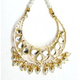 Kundan Maang Tikka with Pearls
