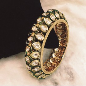 Real Kundan Kada Bangles