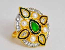 Green envy ring