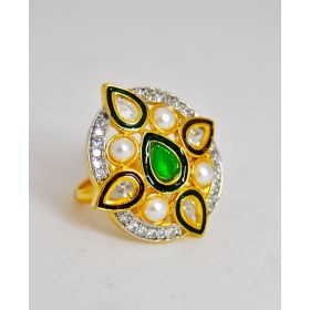 Green envy ring