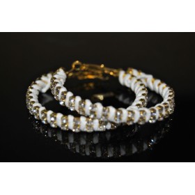 White Gold Hoop Earrings