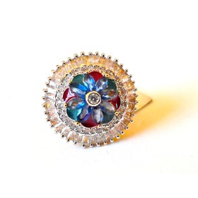Multigemstone Ring