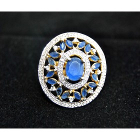 Royal Blue Cocktail Ring