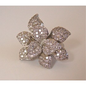 Glamorous Diamond Cocktail Ring