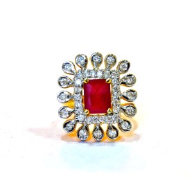 Ruby Diamond Ring