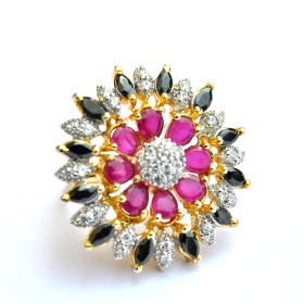 Multigemstone Cocktail Ring