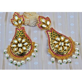 Designer Kundan Earrings