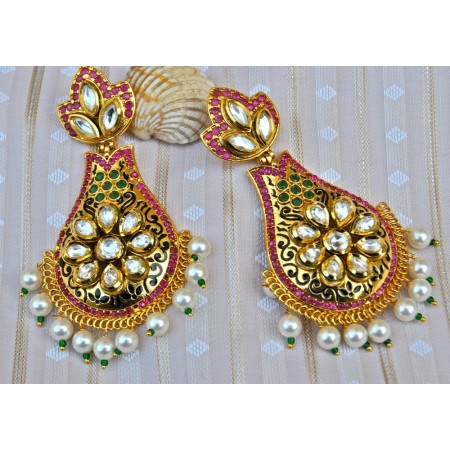Designer Kundan Earrings