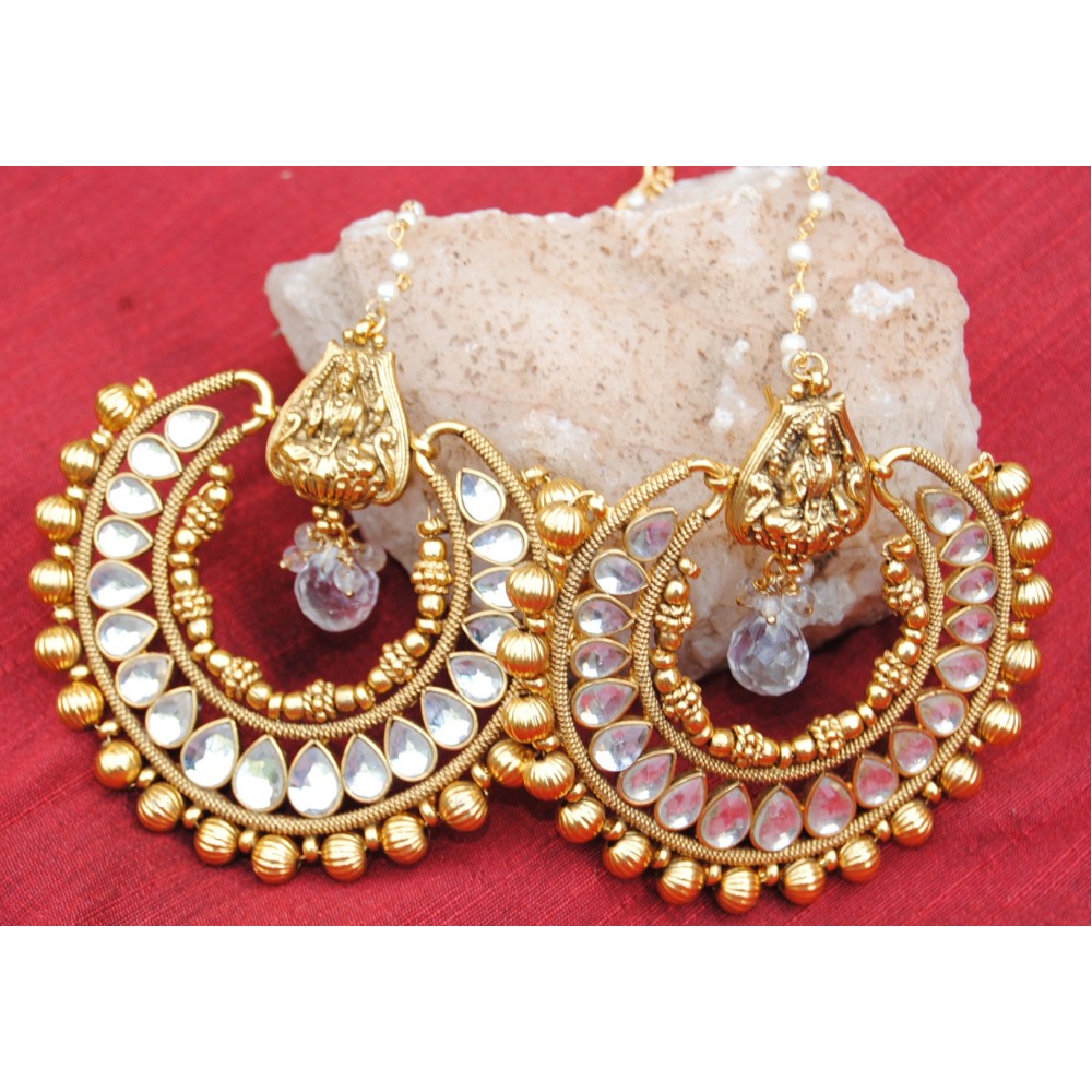 Buy online Ram Leela Earrings With Pink Stones from Imitation Jewellery for  Women by Alankruthi for ₹1536 at 0% off | 2024 Limeroad.com