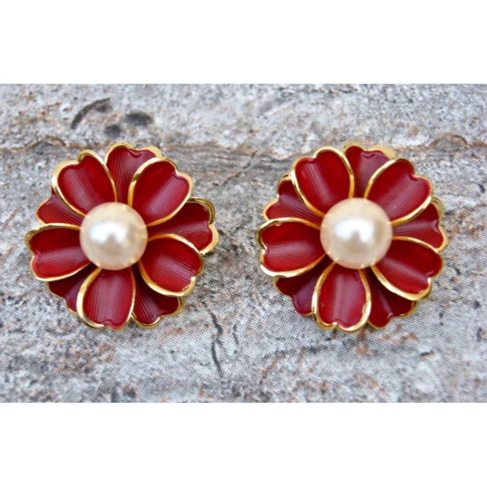 Buy Red Ruby Earrings,red Earrings,dark Red Cluster Earrings,red Statement  Earrings,red Bridal Earrings,red Wedding Jewelry, Bridal Jewelry Online in  India - Etsy