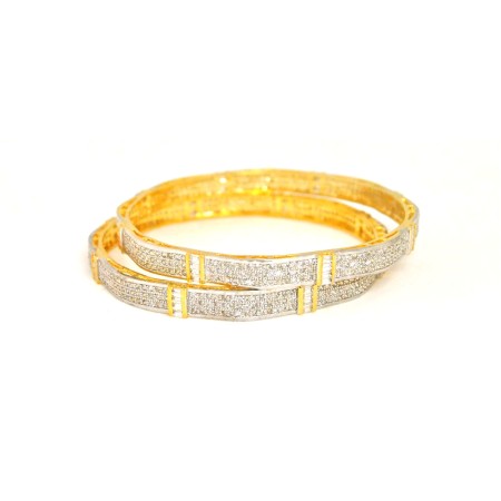 Sleek Diamond Bangles