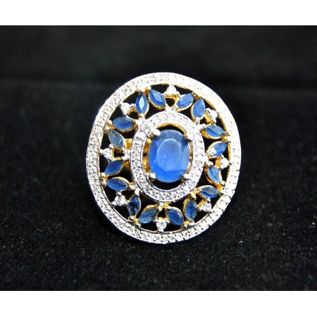 Royal Blue Cocktail Ring