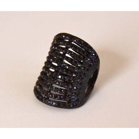 Black Cocktail Ring